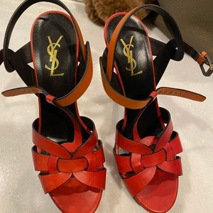 Tribute Ombré Platform Sandals YSL